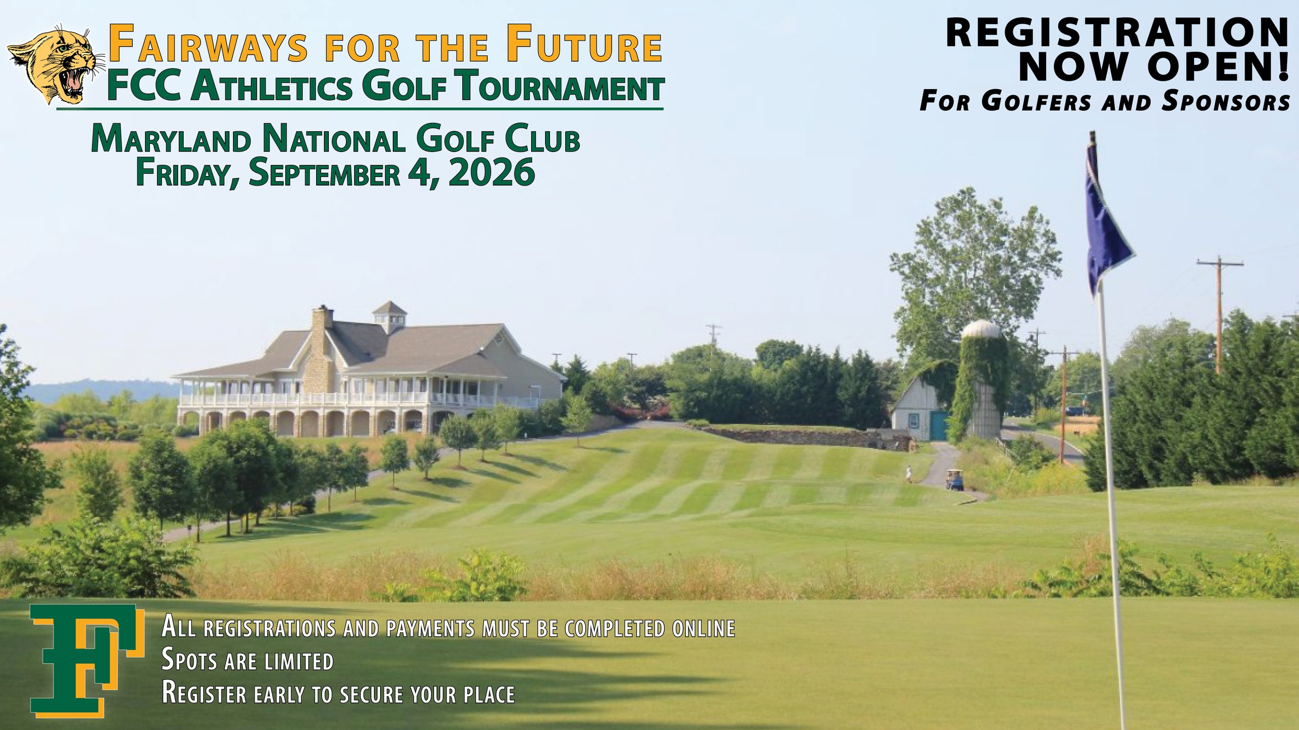REGISTER NOW! Inaugural Fairways for the Future &ndash; FCC Athletics Golf Tournament